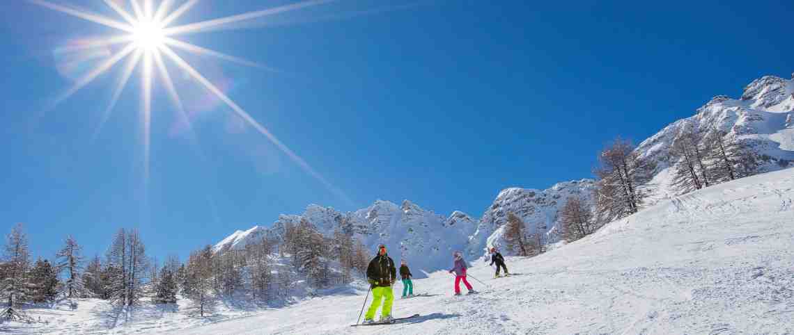 Où allez-vous skier en février?